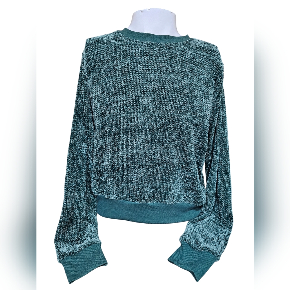 Women's‎ Green Gypsies And Moondust Sweater Size Large
